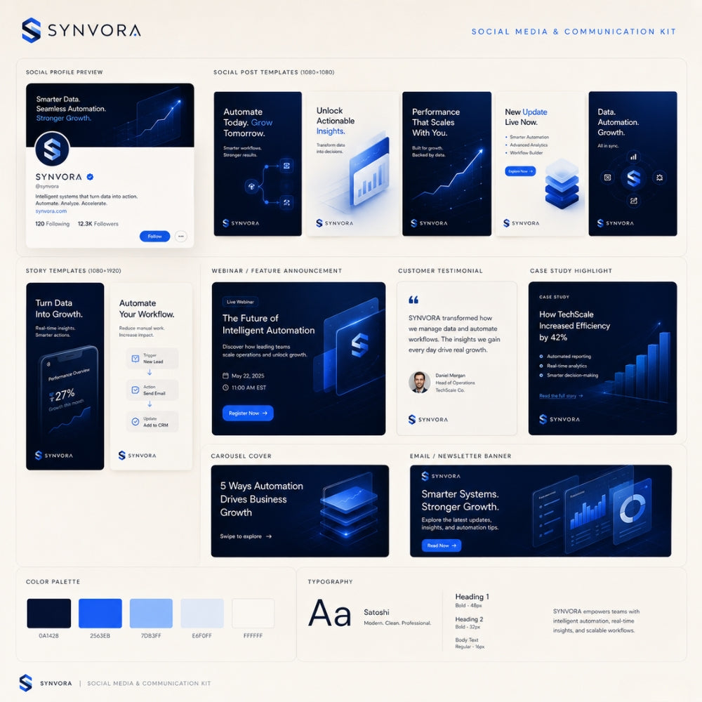 Social Media & Communication Kit
