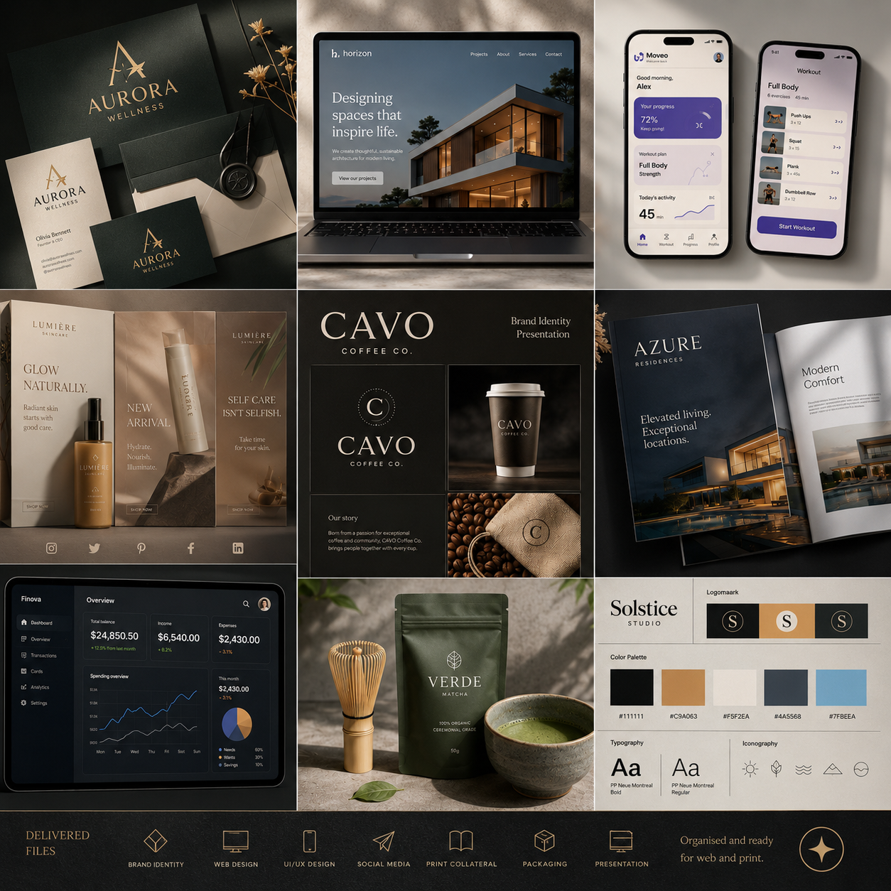 Professional logo files, organised and ready to use.